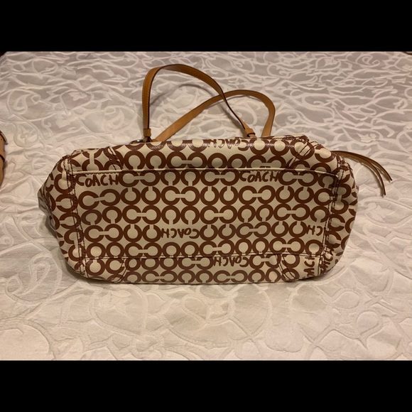 Coated canvas Coach purse - Picture 9 of 10